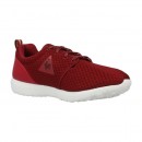 Le Coq Sportif Dynacomf W Feminine Mesh Rouge Chaussures Baskets Basses Femme Pas Chère